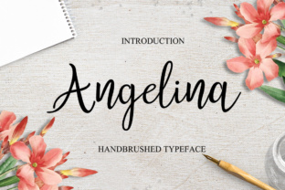 Angelina Script Font Review for Web Design