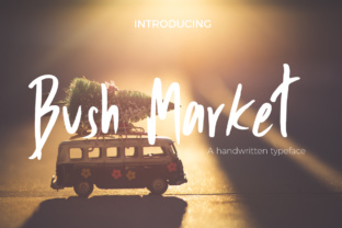 Bush Market Script: A Handwritten Typeface for Editorial Soul
