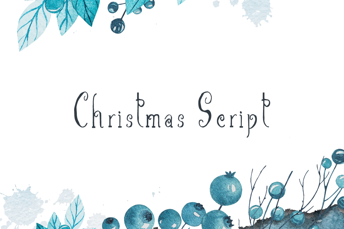 Christmas Script: A Festive Typeface for Editorial Design