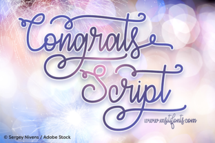 Congrats Script Typeface for Modern Branding