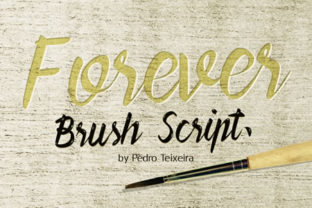 Forever Brush Script Font for Makers