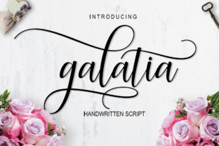 Galatia Script: A Handwritten Font for Web Design