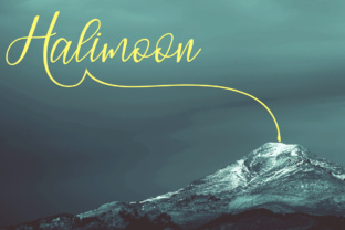 Halimoon Script: A Romantic Typeface for Modern Brands