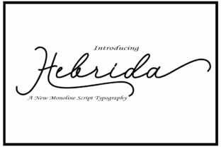 Hebrida Script: A Modern Typeface for Web Design