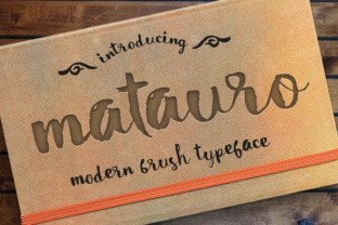 Matauro Font Review: A Modern Brush Typeface