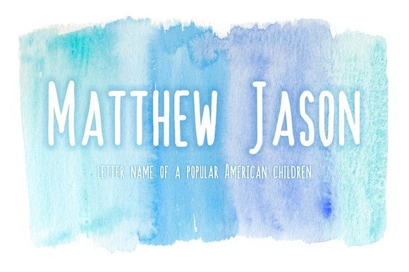 Matthew Jason Font: Clear Script for Campaigns