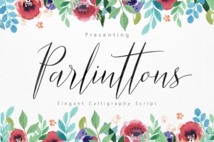 Parlinttons Script Font for Crafters