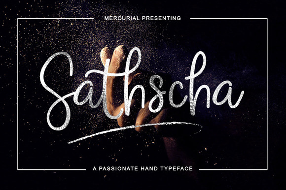 Sathscha: The Handwritten Font for Scroll-Stopping Promo Graphics