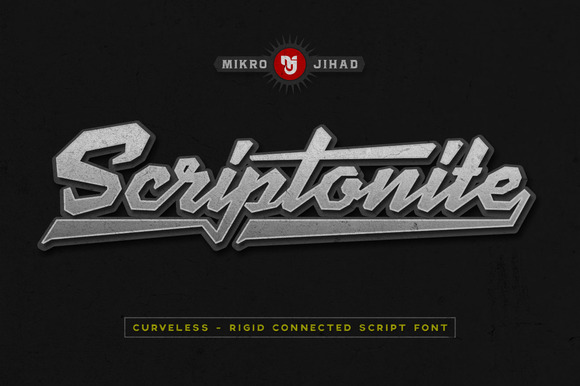 Scriptonite Typeface for Bold Web Design